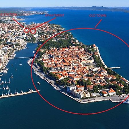 Candy Ap.-Near Center,Bus,Beach+Free Parking Place Zadar Zewnętrze zdjęcie
