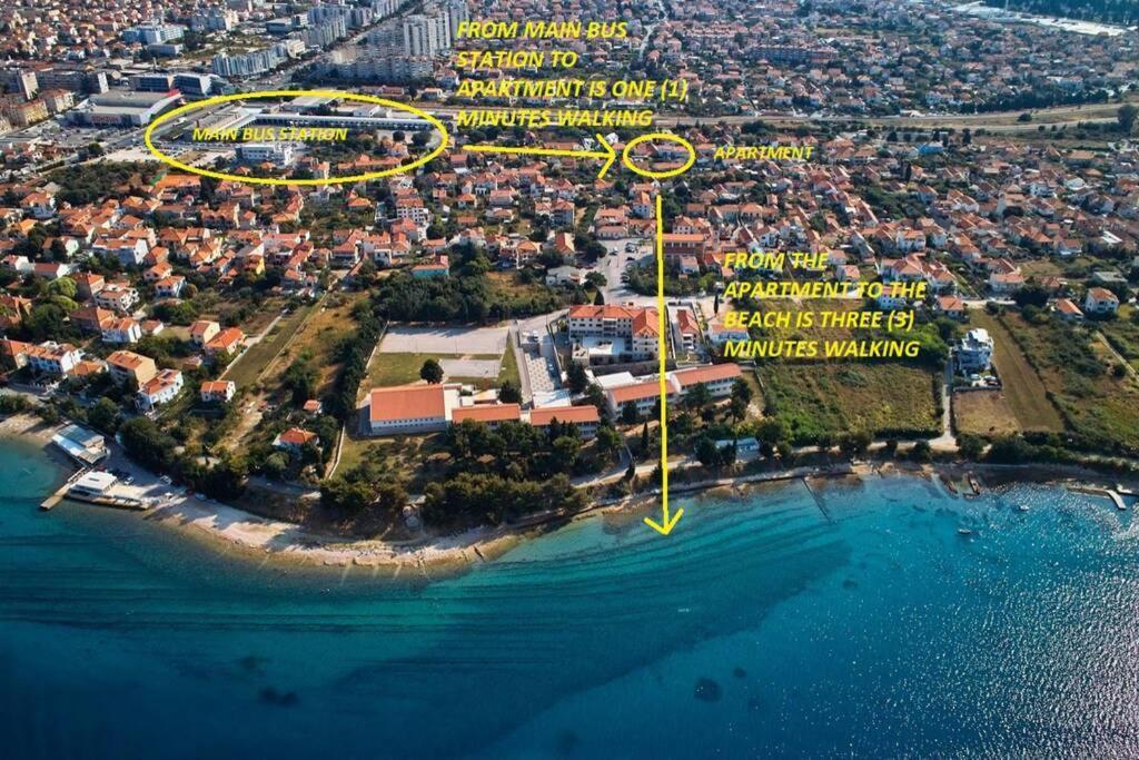 Candy Ap.-Near Center,Bus,Beach+Free Parking Place Zadar Zewnętrze zdjęcie