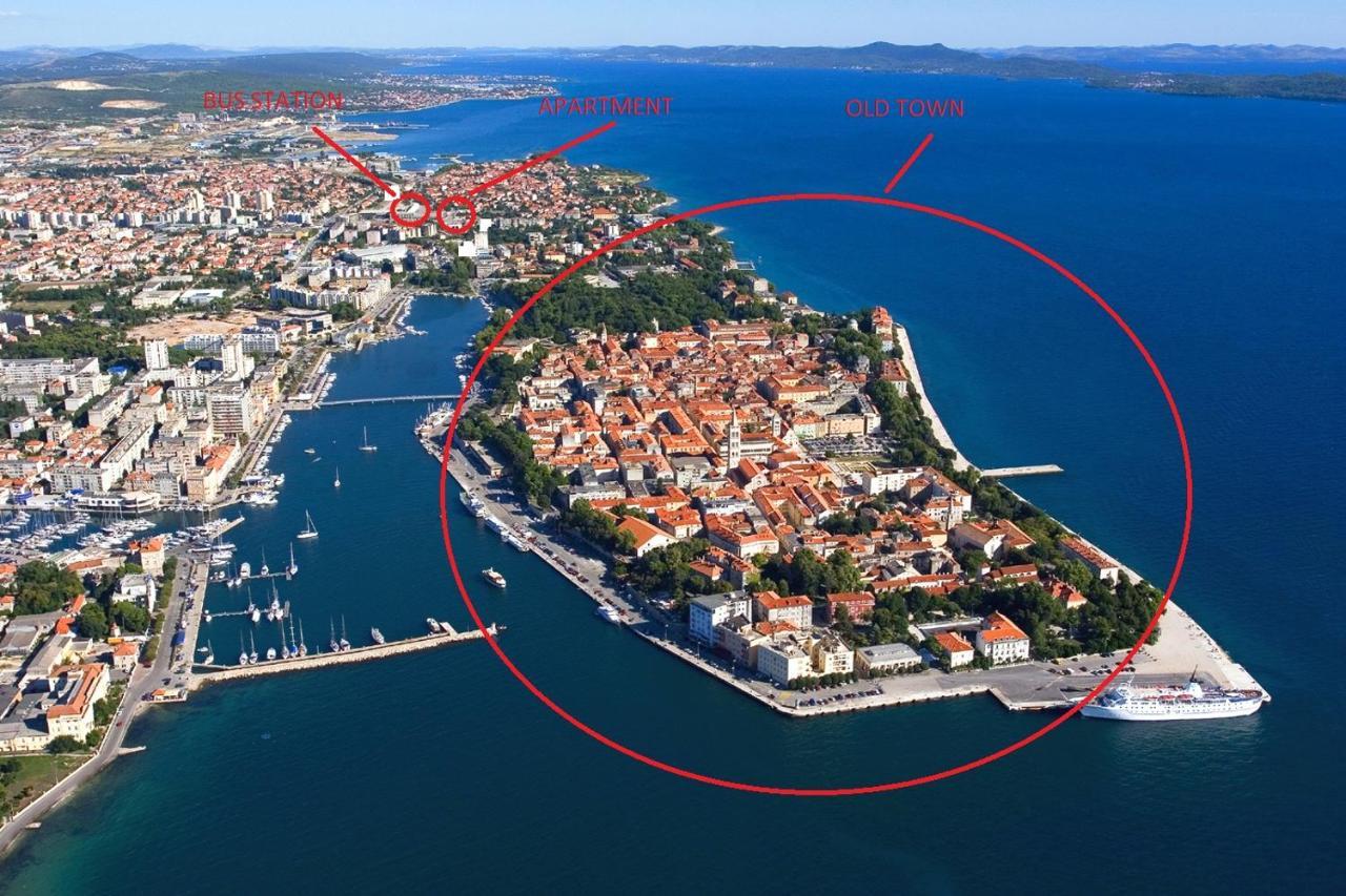 Candy Ap.-Near Center,Bus,Beach+Free Parking Place Zadar Zewnętrze zdjęcie